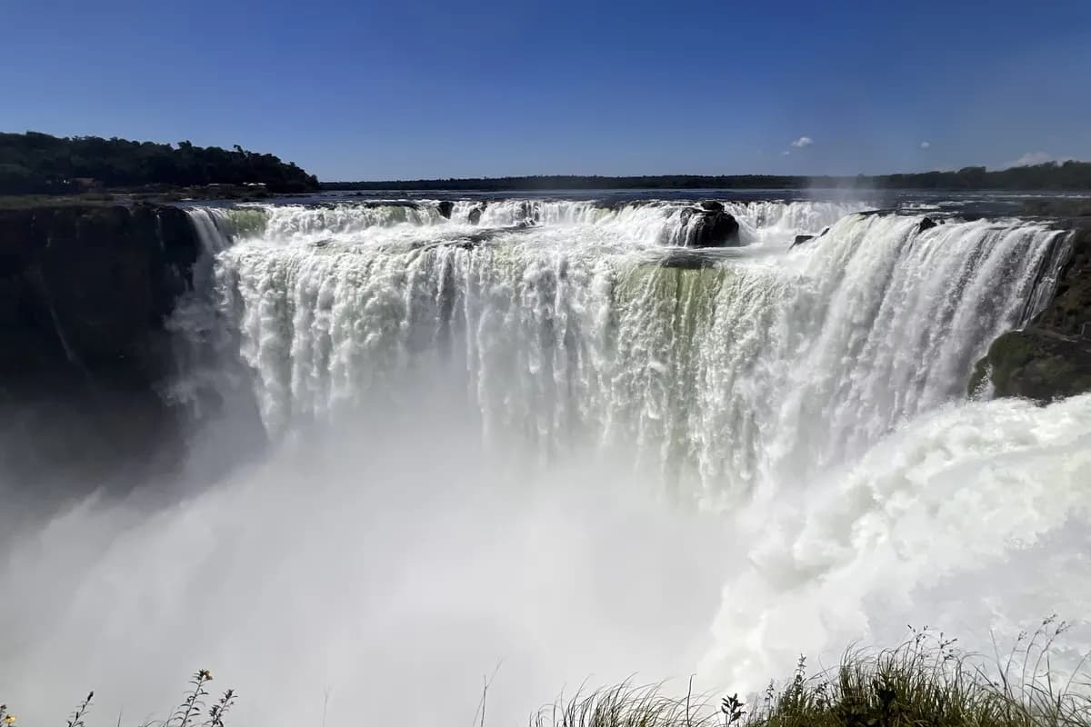 Devil’s Throat at Iguazu Falls on the Argentinian side